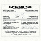 Coenzyme Q10 100 mg Capsules